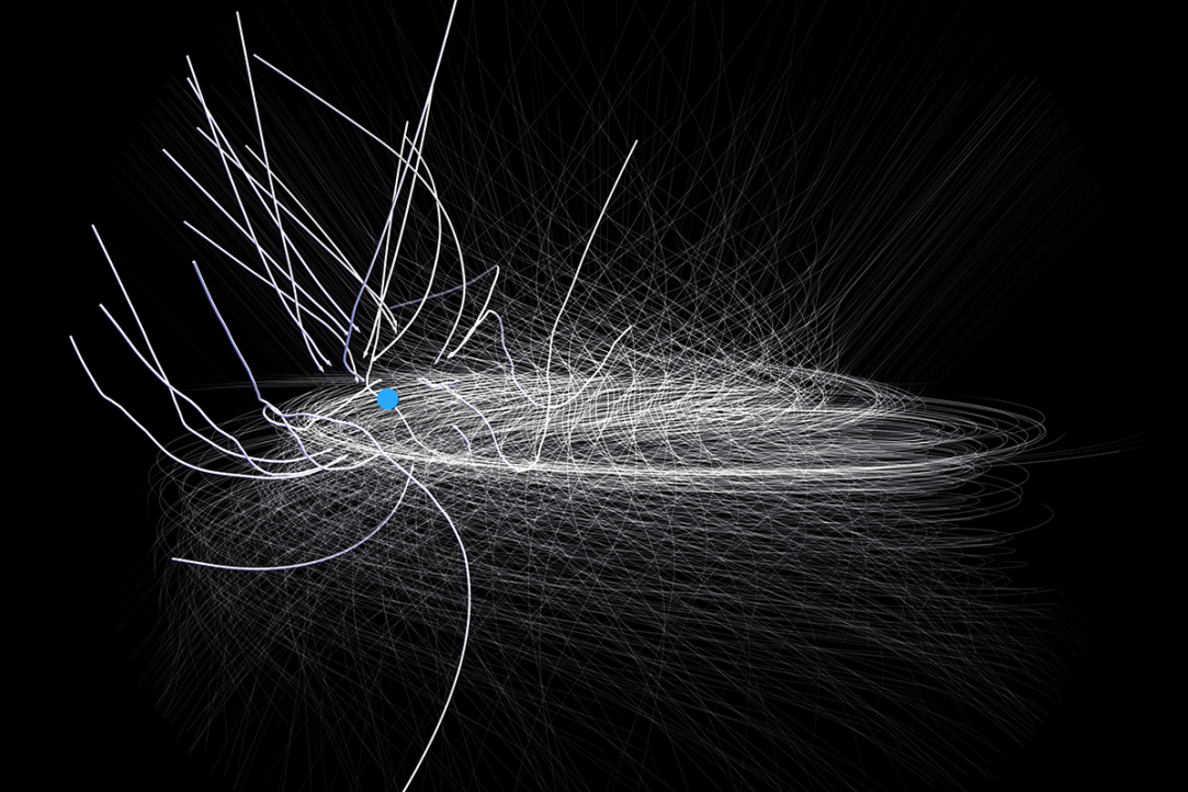 Иллюстрация к новости: Смартфоны помогут в поиске редких космических частиц