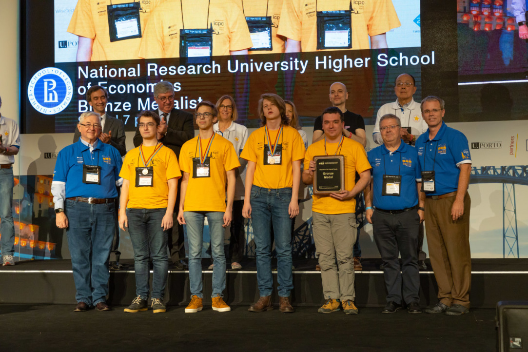 HSE Faculty of Computer Science Team Wins Bronze at ICPC World Finals 2019