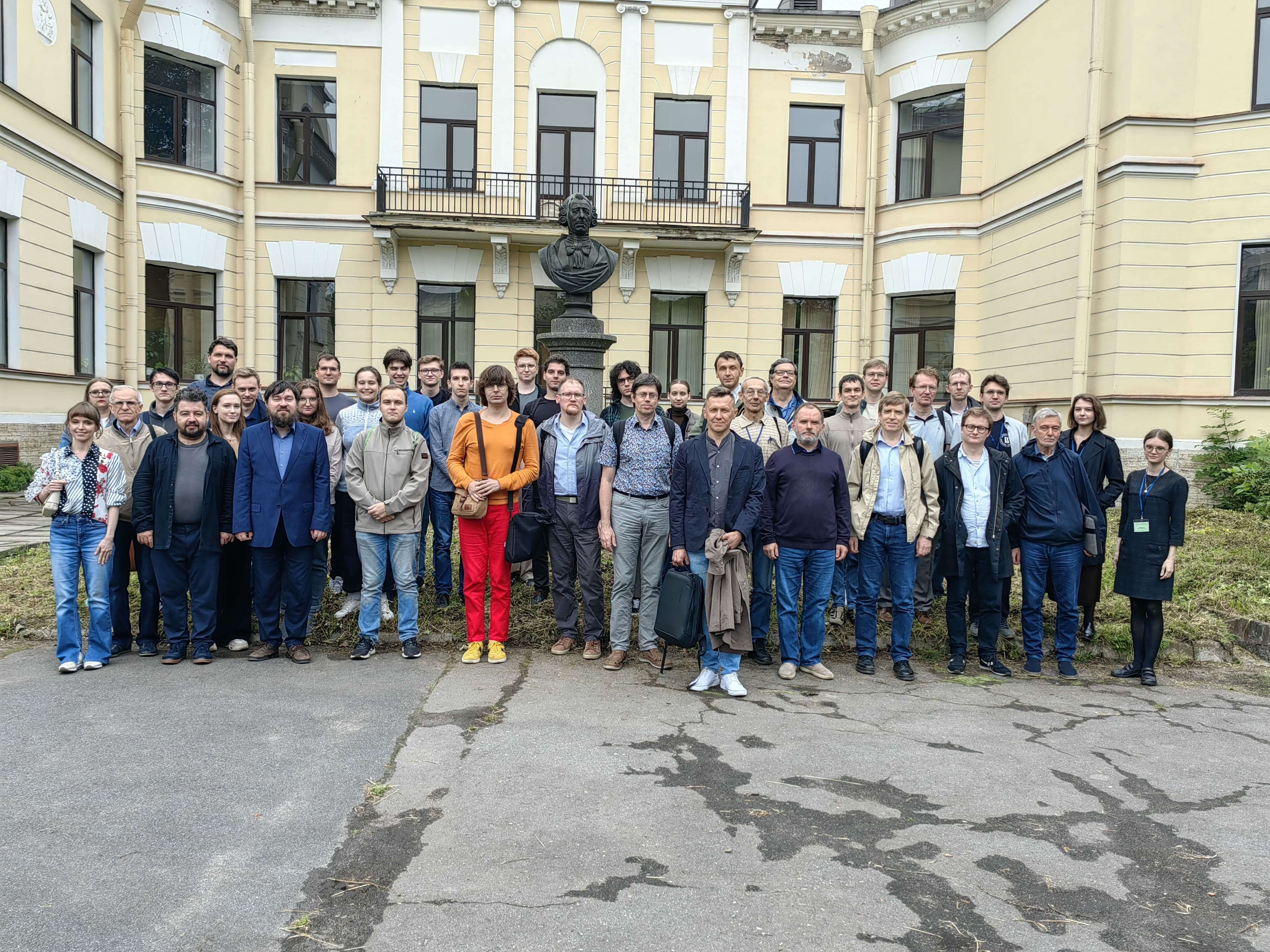Laboratory staff at Conference "Algebraic groups: the White Nights season - V", Euler Institute, Saint Petersburg, July 2025 Laboratory staff at Conference "Algebraic groups: the White Nights season - V", Euler Institute, Saint Petersburg, July 2025