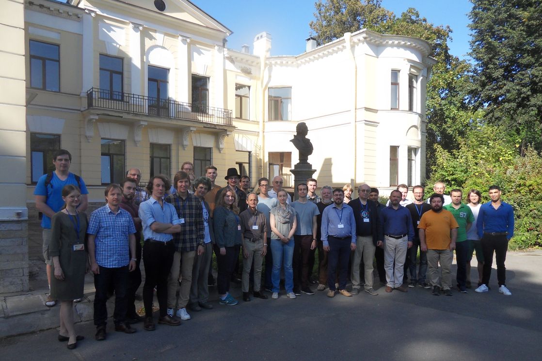 Laboratory staff at Summer school "Visions of algebraic groups", Euler Institute, Saint Petersburg, August 2019