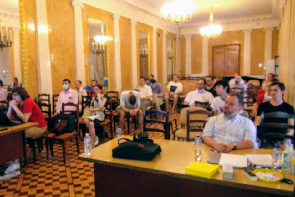 Laboratory staff at Mini-workshop "Algebraic groups: the White Nights season", PDMI, Saint Petersburg, July 2021