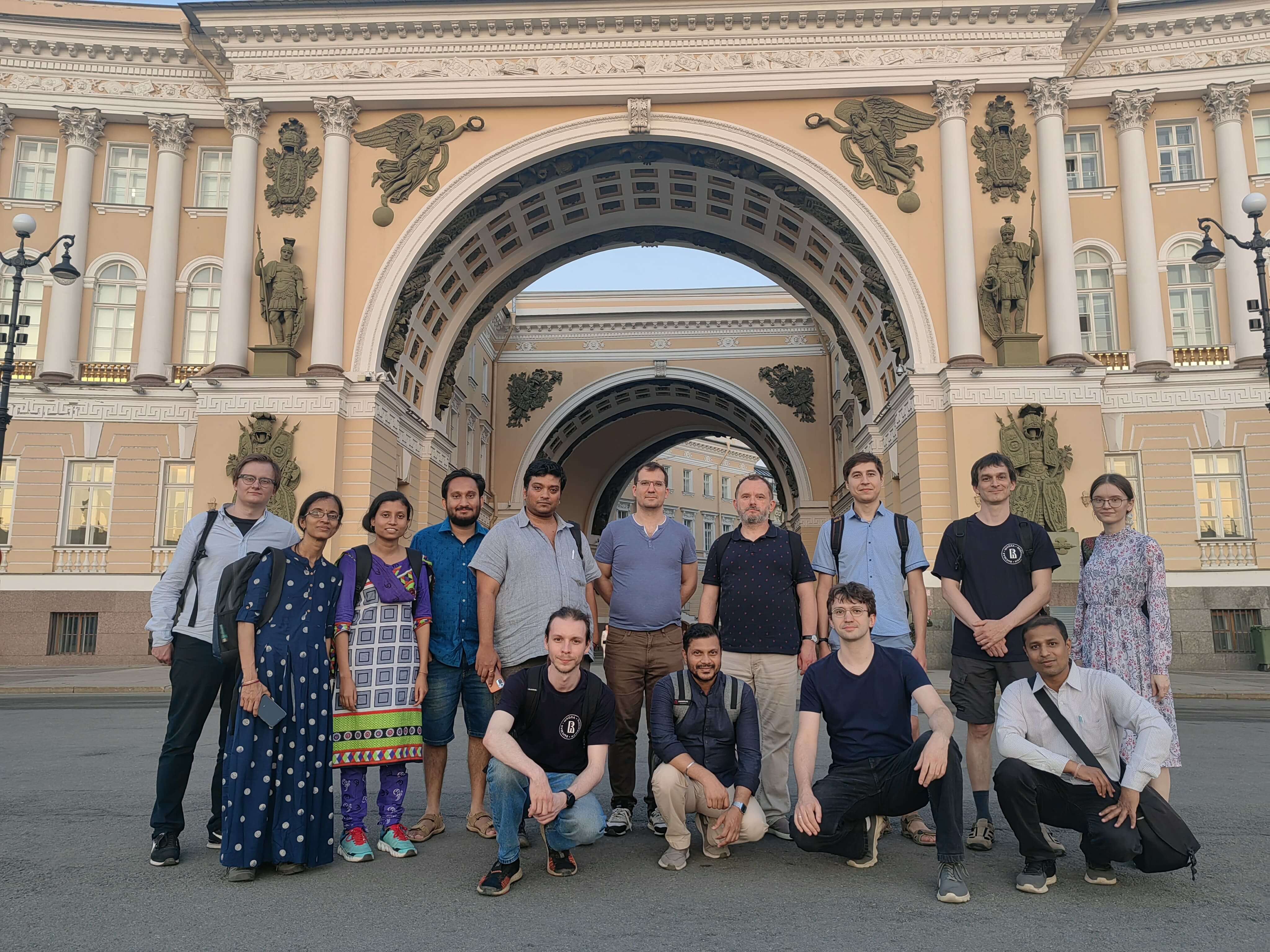 Сотрудники лаборатории на российско-индийской конференции "Polynomial Rings and Group Actions", Санкт-Петербург, май 2024