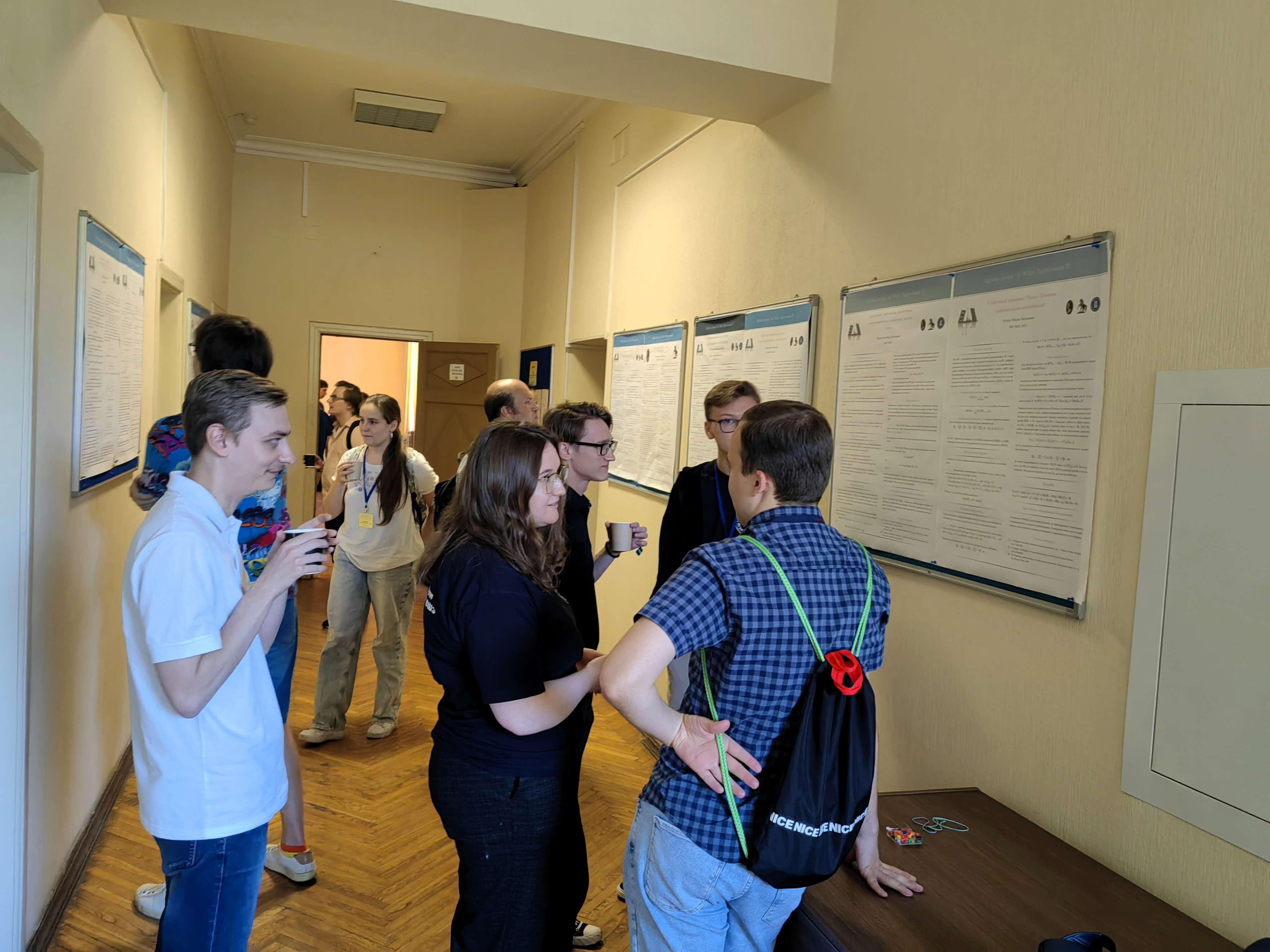 Laboratory staff at Conference "Algebraic groups: the White Nights season - IV", Euler Institute, Saint Petersburg, July 2024