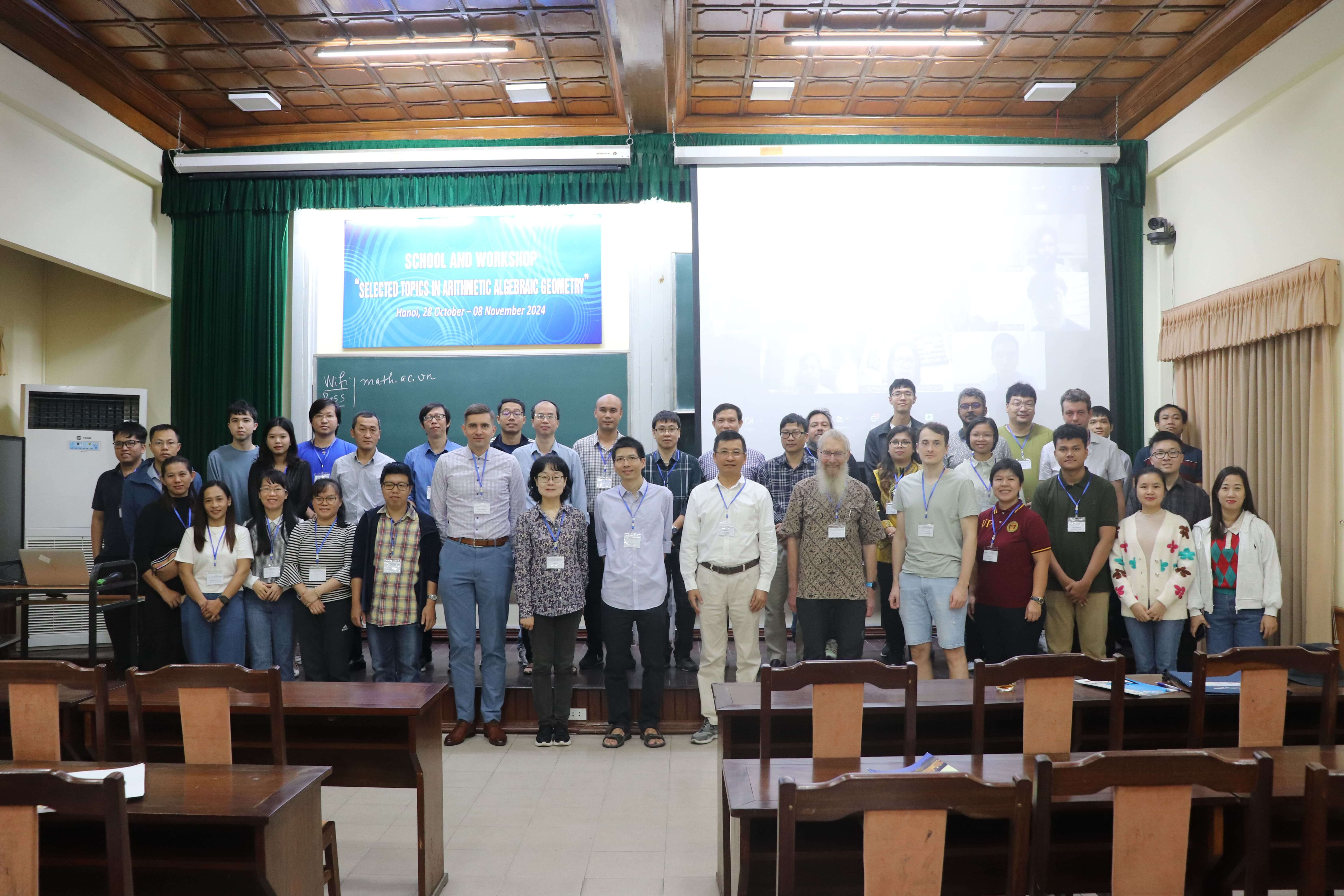 Kirill Shakhmatov at School "Selected topics in Arithmetic Algebraic Geometry", Hanoi, Vietnam, October 2024