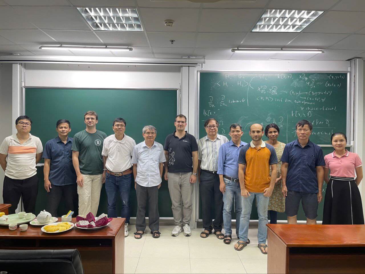 Sergei Gaifullin and Alexander Perepechko at Institute of Mathematics VAST, Hanoi, Vietnam, October 2024