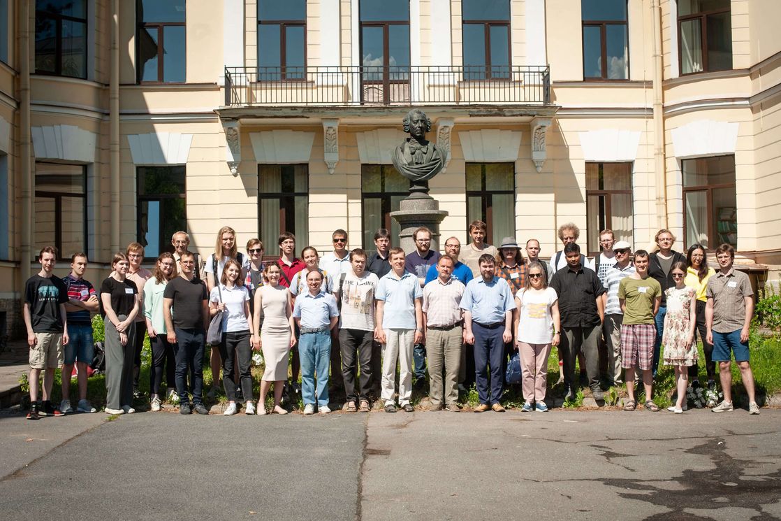 Laboratory staff at Conference "Algebraic groups: the White Nights season - II", Euler Institute, Saint Petersburg, July 2022